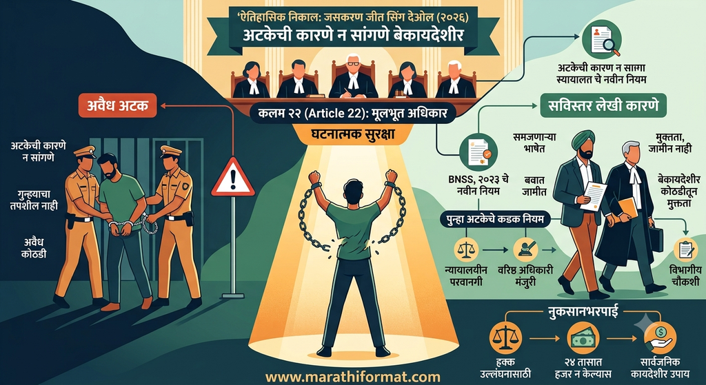 बेकायदेशीर अटक आणि कलम २२: सर्वोच्च न्यायालयाचा ऐतिहासिक निकाल (२०२६)
